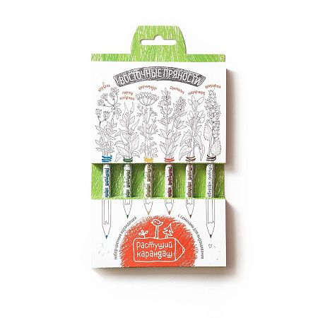 Набор цветных бумажных карандашей 6 шт.