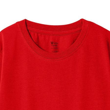 Футболка детская T-Bolka Kids, красная, размер 8 лет (118-128 см)