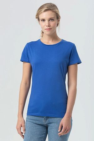 Футболка женская Miss 150, ярко-синяя (royal), размер XXL