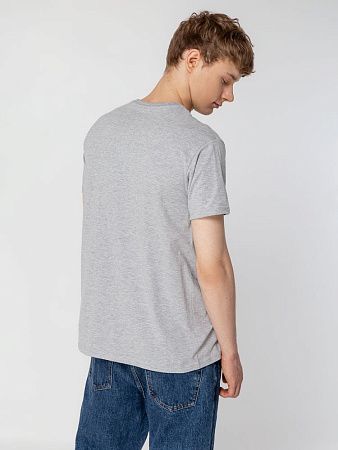 Футболка унисекс T-Bolka 160, серый меланж, размер 5XL