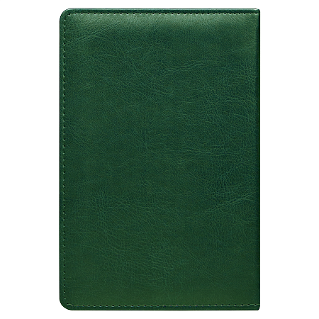 Ежедневник City Buffalino А5, недатированный, в твердой обложке с поролоном, зеленый