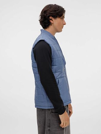 Жилет унисекс Warmbridge, синий (джинс), размер XL