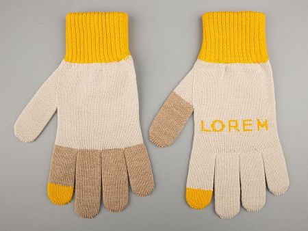 Перчатки на заказ Guanti, полушерсть, размер S/M