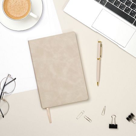 Ежедневник Верона (Verona) недатированный, бежевый (без упаковки, без стикера)