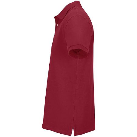 Рубашка поло унисекс Pacific, красная (бургунди), размер S