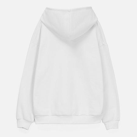 Толстовка унисекс оверсайз Sartoro, белая, размер XL/2XL