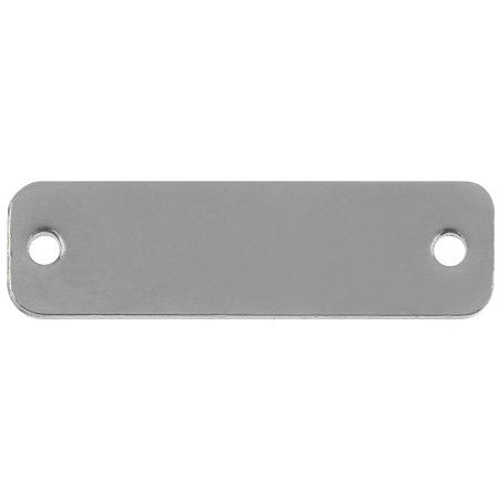 Шильдик металлический Alfa Liten, серебристый