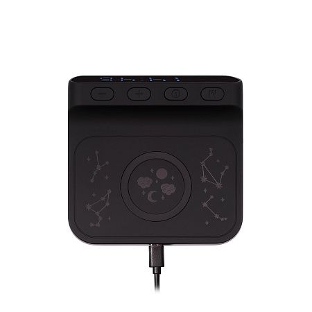 Зарядная станция с часами 15W Ригель (Rigel), черная