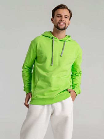 Толстовка с капюшоном Unit Kirenga, зеленое яблоко, размер XL