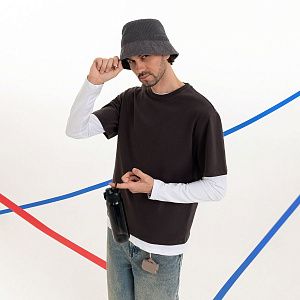 Футболка унисекс Раст Нео (Rust Neo), 240 гр., голубой, размер XS/S под нанесение