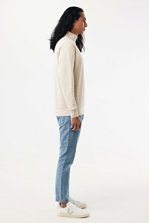 Свитшот на молнии Iqoniq Elgon из переработанного хлопка, 300 г/м²