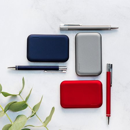 Шариковая ручка Велутто пен (Velutto pen), серая