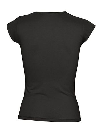 Футболка женская Mint 170, черная, размер L