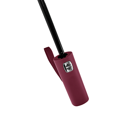 Зонт складной автоматический, Forest Lotus, диаметр 100 см, радиус 23 дюйма, 9 панелей, без подарочной коробки, бордовый