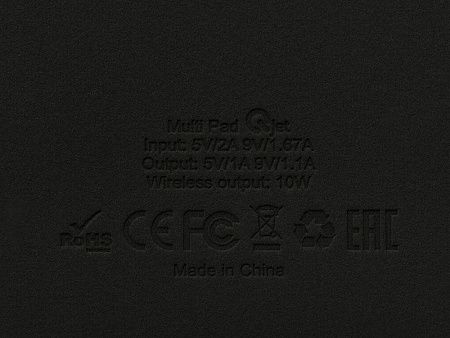 Многофункциональный коврик для мыши «Multi Pad» с беспроводной зарядкой и LCD экраном, 10 Вт