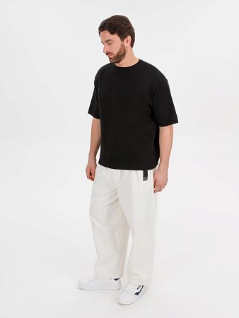 Джемпер с коротким рукавом Siluetti Volumica, черный, размер M/L