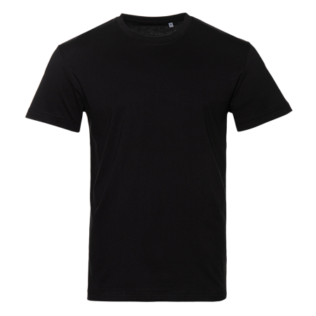 Футболка унисекс STAN, хлопок 150, 51, Чёрный,  (20)  (52/XL)