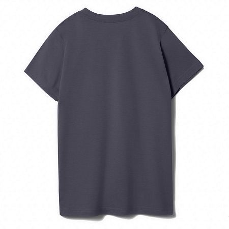 Футболка детская T-Bolka Kids, темно-серая (графит), размер 10 лет (130-140 см)