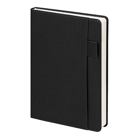 Ежедневник Smart Combi Sand А5, черный, недатированный, в твердой обложке с поролоном