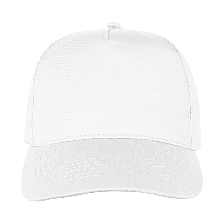 Кепка 5-панельная Lester Velcro 180, белая