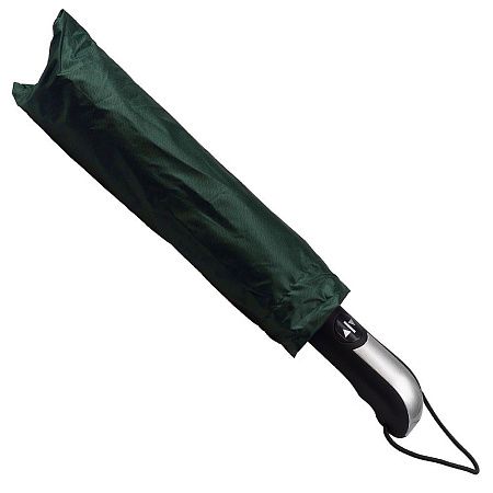 Зонт складной автоматический Forest BERGEN, диаметр 103 см, радиус 23 дюйма, 10 панелей, с UV защитой без подарочной коробки, зеленый