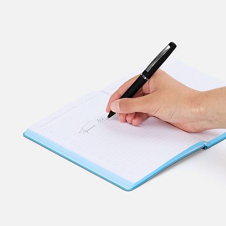 Ручка шариковая Bolt Soft Touch, черная