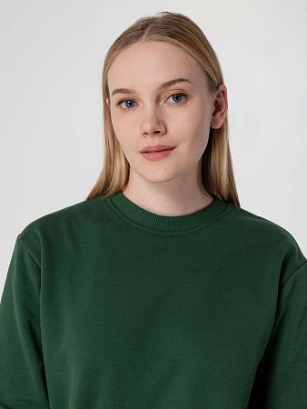 Толстовка Unit Toima Heavy, темно-зеленая, размер XS