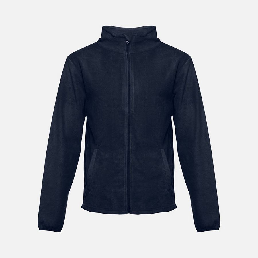 Куртка флисовая мужская Helsinki, темно-синяя, размер S