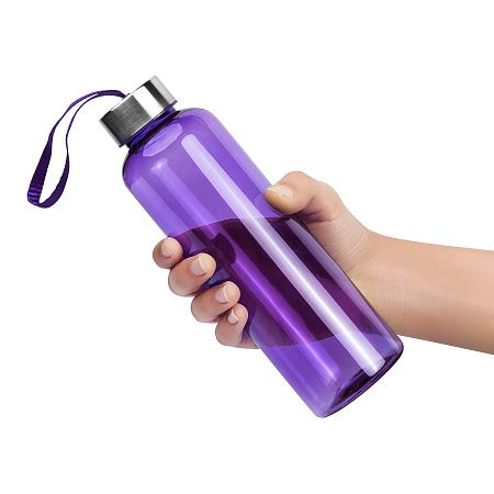 Бутылка для воды VERONA PET COLOR 550мл Фиолетовая с фиолетовым 6261.11