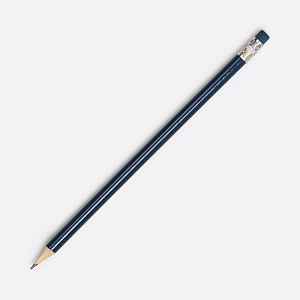 Карандаш простой Hand Friend с ластиком, темно-синий