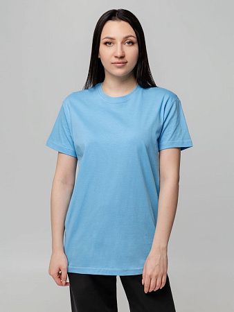 Футболка унисекс T-bolka 140, голубая, размер XXL