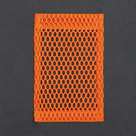 Карман из крупной сетки Pose, оранжевый неон