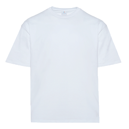 Футболка унисекс оверсайз STAN хлопок 240, 56, Белый,  (10/1)  (50/L)