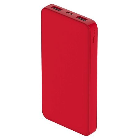 Внешний аккумулятор Polus, 10000 Mah, софт-тач покрытие, белый