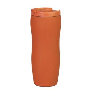 Термокружка с двойной стенкой Softoccino, черная-S