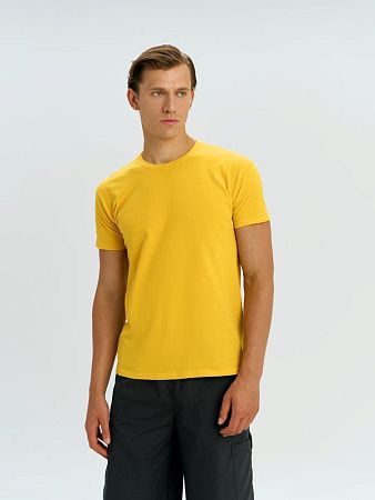 Футболка унисекс Regent 150, желтая, размер 5XL