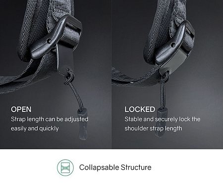 Рюкзак KORIN FlipPack 47х30х17 см, черный