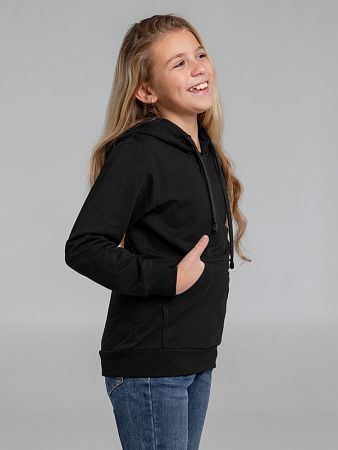 Худи детское Kirenga Kids 2.0, черное, размер 8 лет (118-128 см)