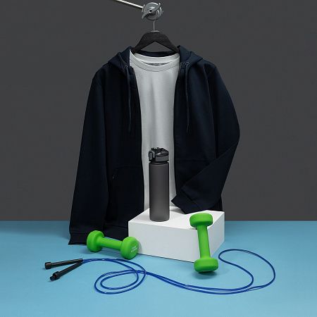 Бутылка для воды Флип (Flip), серая