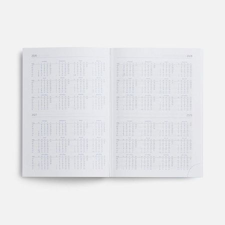 Ежедневник New Nebraska, датированный, синий