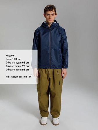 Куртка унисекс Nordvind DWR, темно-синяя, размер S