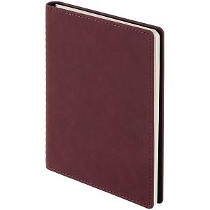 Ежедневник Spring Urban на заказ, недатированный, бордовый