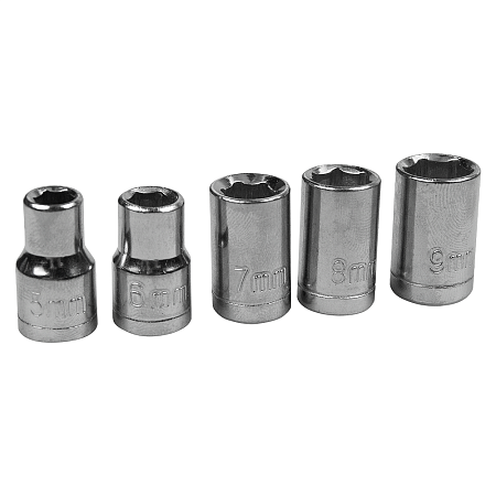 Набор инструментов Tools Unitrade, 22 инструмента,  черный, в пластиковом футляре