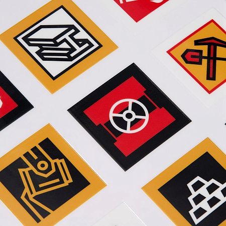 Стикерпак UV-DTF Industry, металлургия