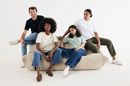 Футболка Iqoniq Nikko из переработанного хлопка, 220 г/м²