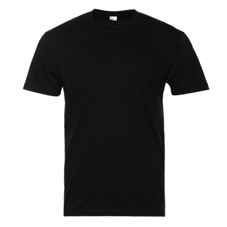 Футболка мужская STAN хлопок 180, 08, Чёрный,  (20)  (44/XS)