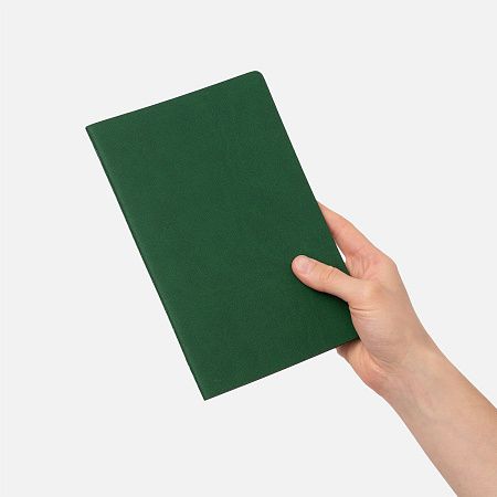 Блокнот Корса слим (Corsa slim), зеленый