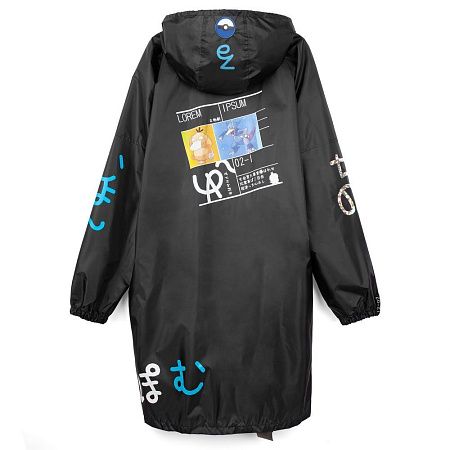 Дождевик Rainman Zip, черный, размер M v2