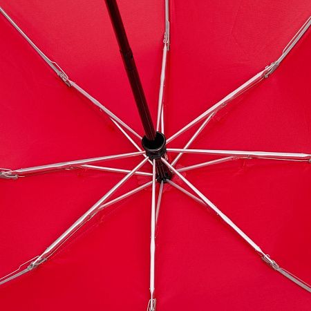 Зонт наоборот складной Futurum со светоотражающим кантом, красный