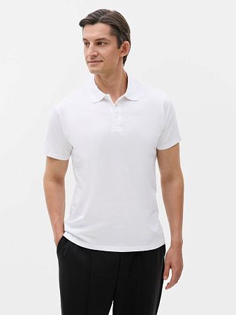 Рубашка поло мужская Prescott Men 170, белая, размер M